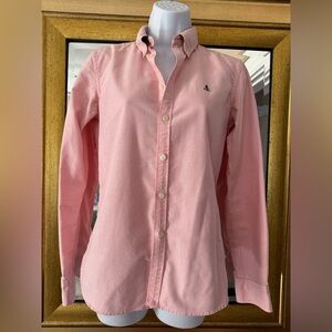 Polo Rugby Ralph Lauren Pink Skull Oxford Button Up Shirt 2
